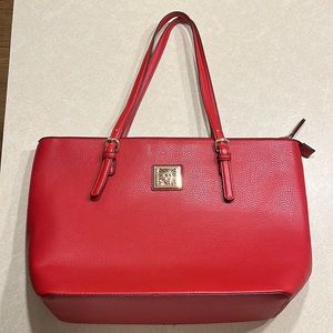 Handbag Anne Klein red
